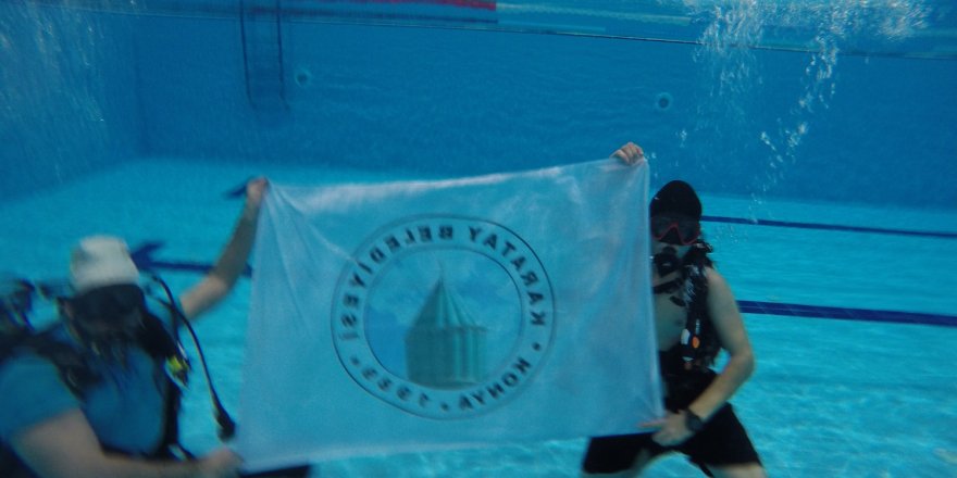 Karatay Belediyesi Su Altı Arama Kurtarma Timi eğitimlerini sürdürüyor