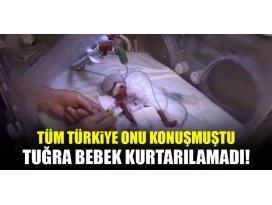 Konyada 310 gram doğan Tuğra bebek kurtarılamadı