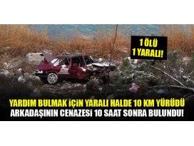 Konyadaki kaza sonrası yaralı halde 10 km yürüdü!