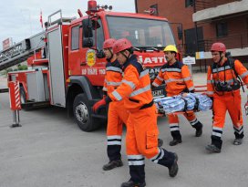 İtfaiye, Konyada 110 merkezde hizmet veriyor
