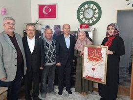 Eğitimciler Birliği Sendikasından şehit ailesi ve gaziye ziyaret