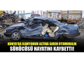 Konya’da kamyon ile otomobil çarpıştı: 1 ölü