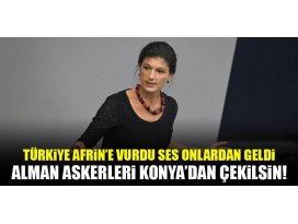 TSK vurunca ses ondan çıktı! Alman askerleri Konyadan çekilsin