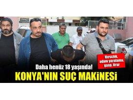 Konyanın suç makinesine 6 yıl 8 ay hapis