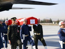 Şehit Seçenin cenazesi Konyaya getirildi