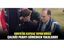 Kapkaç ile çaldığı parayı gömmeye çalışırken yakalandı
