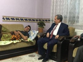 Başkan Akkaya’dan Afrin Gazisine ziyaret