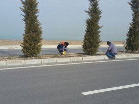 Beyşehir’in yeşil alanlarında otomatik sulama dönemi başlıyor