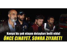 Garsonu öldürdükten sonra annesi ile kız kardeşini görmek için evine gitmiş