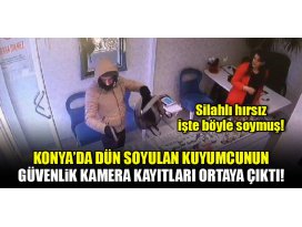 Kuyumcuda silahlı soygun güvenlik kamerasında