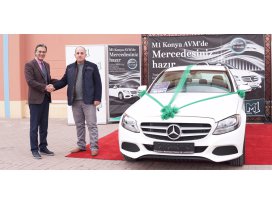 M1 Konya AVM Mercedes talihlisine aracı teslim etti