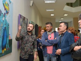 Güzel Sanatlar Fakültesi’nde dönemin ilk sergisi açıldı
