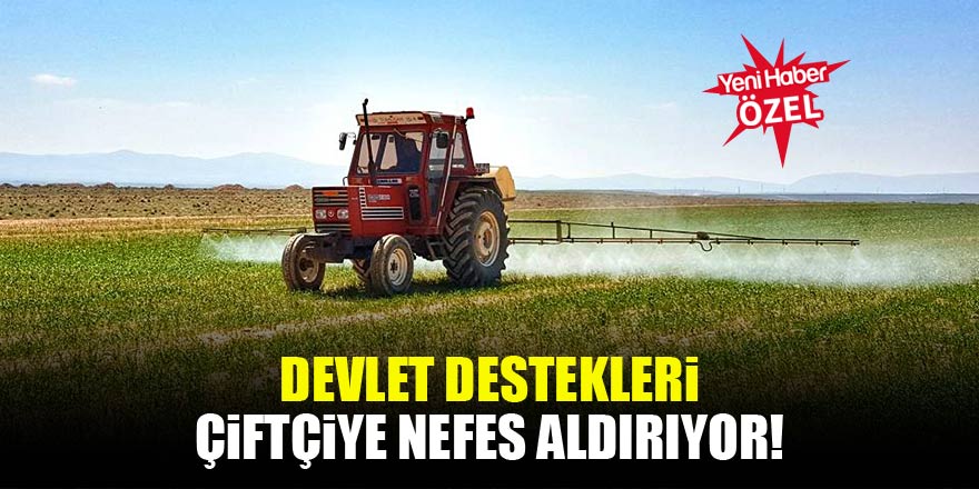 Devlet desteği çiftçiyi rahatlatıyor