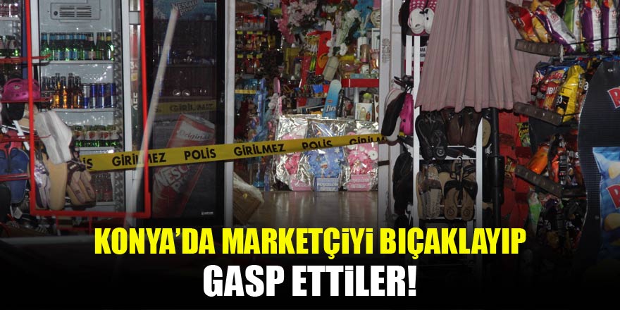 Konyada soyguncular araçları bozulunca yakalandı
