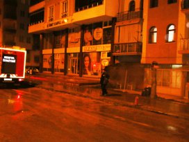 Seydişehirde iş yeri yangını