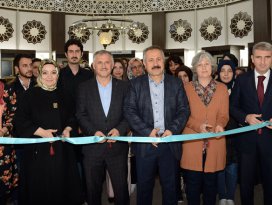 “Suyun Sırrı” ebru sergisi açıldı