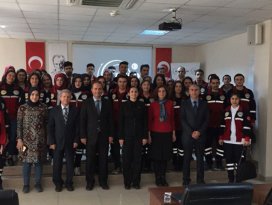 Yüksekokul öğrencilerinden AFADa ziyaret