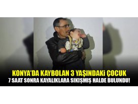 Kaybolan çocuk kayalıklar arasında sıkışmış halde bulundu