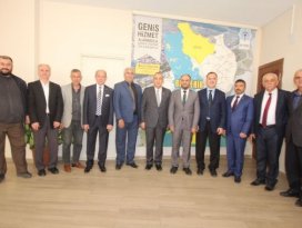 KONESOB Başkanı Karamercan Başkan Özaltun’u ziyaret etti