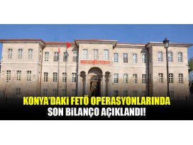 Konya Valiliği: 818 kişi görevden uzaklaştırıldı