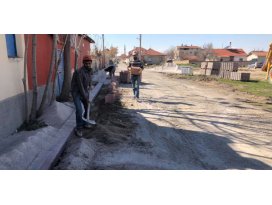 Çumra Belediyesi kaldırım ve asfalt altyapı çalışmaları