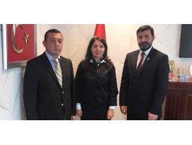 Başkan Işıktan Şehit Yakınları ve Gaziler Dairesi Başkanı Gamze Ayrıma ziyaret