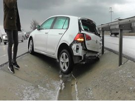 Konyada iki ayrı trafik kazası: 1 yaralı